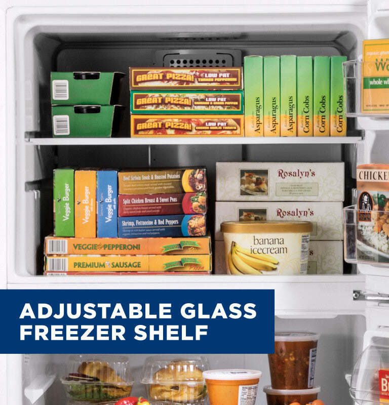 GE 32.8-Inch 21.9 Cu. Ft. Garage Ready Top-Freezer Refrigerator - White (GTS22KGNRWW)
