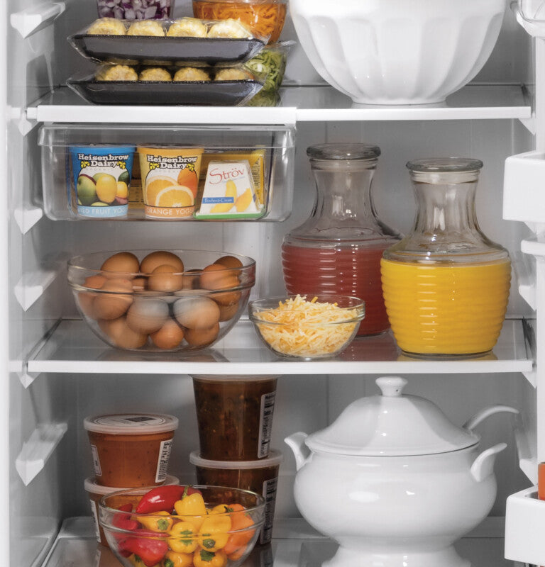 GE 32.8-Inch 21.9 Cu. Ft. Garage Ready Top-Freezer Refrigerator - White (GTS22KGNRWW)