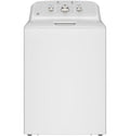GE  4.3 cu. ft. Capacity Washer with Stainless Steel Basket,Cold Plus and Water Level Control - White w/ Silver Matte Backsplash (GTW385ASWWS)