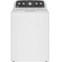 GE  4.5 cu. ft. Capacity Washer with Stainless Steel Basket, Cold Plus and Wash Boost - White w/ Black Matte Backsplash (GTW485ASWWB)