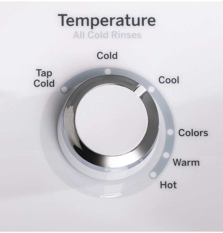 GE  4.6 cu. ft. Capacity Washer with Stainless Steel Basket - White on White with Silver Backsplash (GTW500ASNWS)