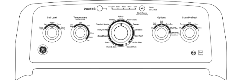 GE  4.6 cu. ft. Capacity Washer with Stainless Steel Basket - White on White with Silver Backsplash (GTW500ASNWS)