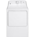 GE  6.2 cu. ft. Capacity Gas Dryer with Up To 120 ft. Venting and Shallow Depth - White (GTX22GASKWW)