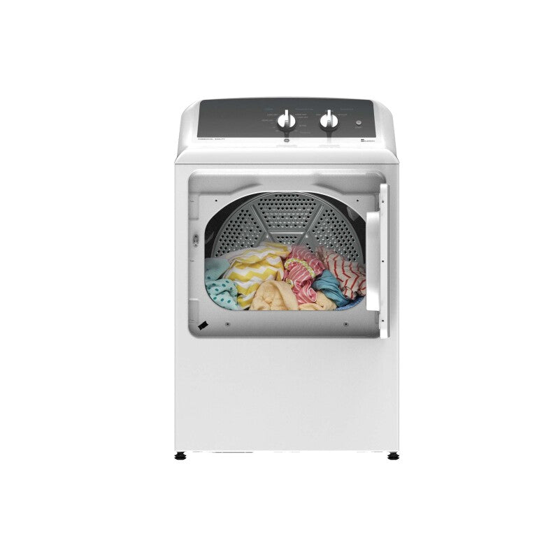 GE  6.2 cu. ft. Capacity Gas Dryer with Up To 120 ft. Venting and 5-yr Limited Warranty - White (GTX52GASPWB)