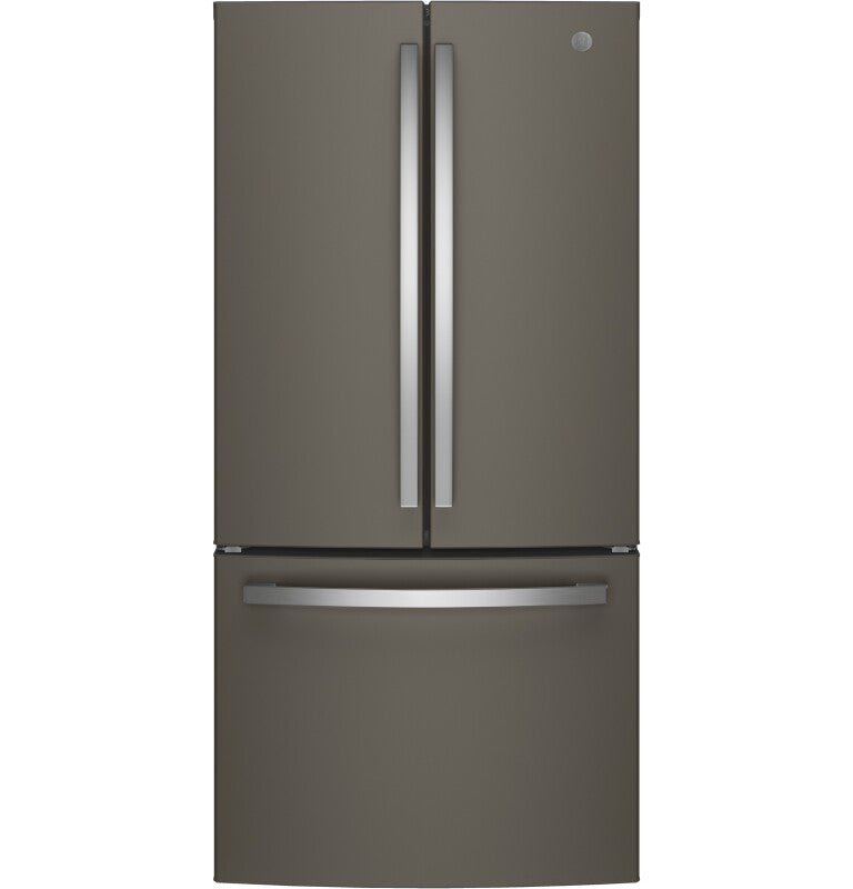 GE  18.6 Cu. Ft. Counter-Depth French-Door Refrigerator - Fingerprint Resistant Slate (GWE19JMLES)