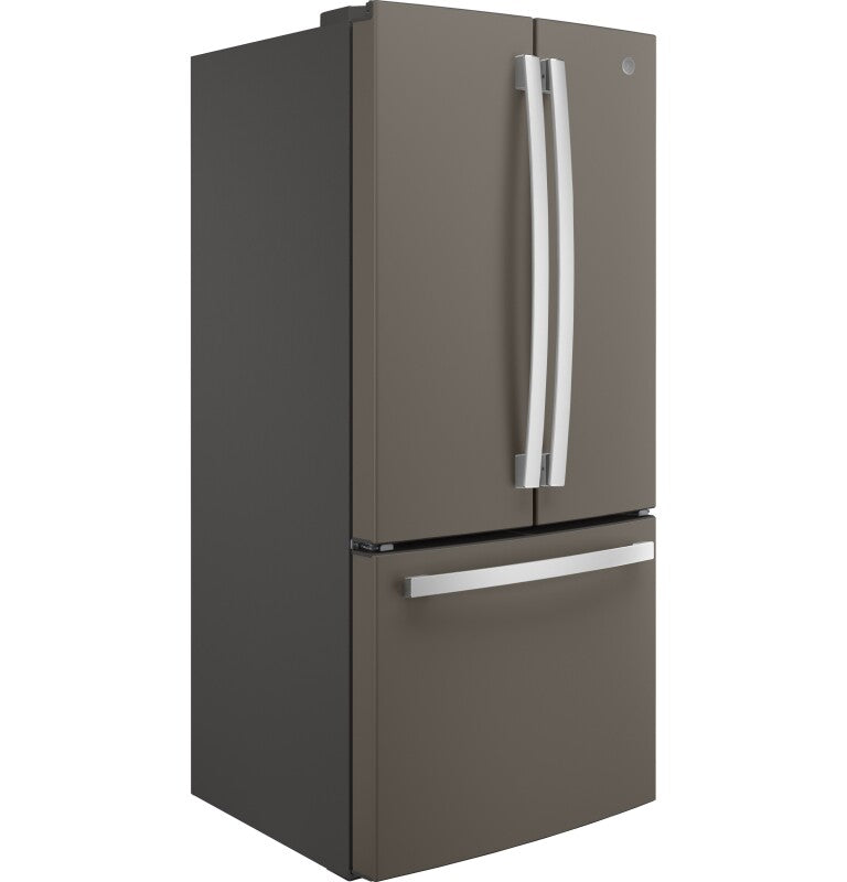 GE  18.6 Cu. Ft. Counter-Depth French-Door Refrigerator - Fingerprint Resistant Slate (GWE19JMLES)