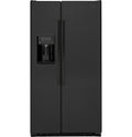 GE  21.9 Cu. Ft. Counter-Depth Side-By-Side Refrigerator - Black (GZS22DGJBB)