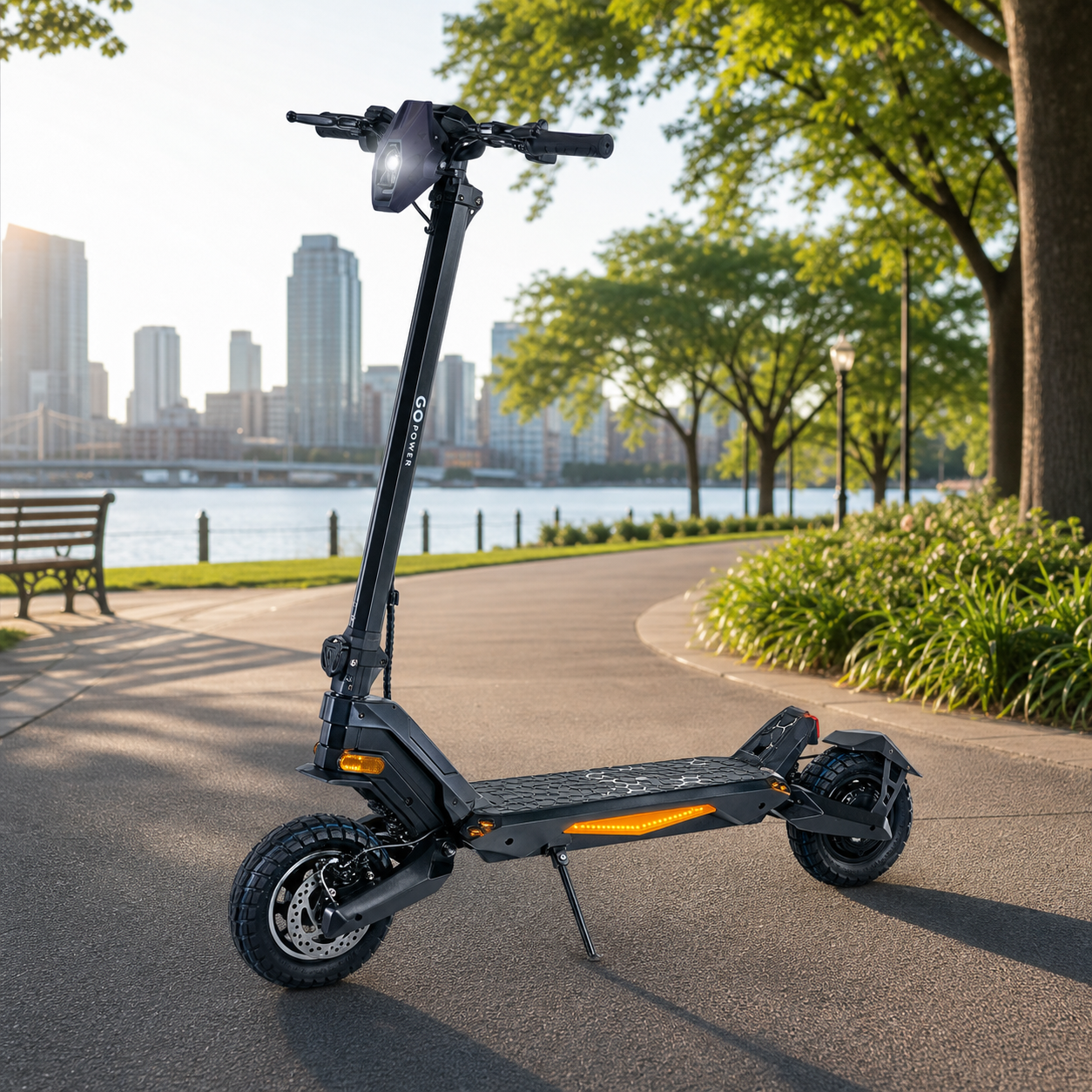 GoPowerBike Go Delta Electric Scooter 28 MPH 25 Mile Range 1000W 48V New