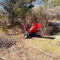 4 inch DUCAR 212cc 7hp Gas Engine Powered Wood Chipper with Towbar,  GS650