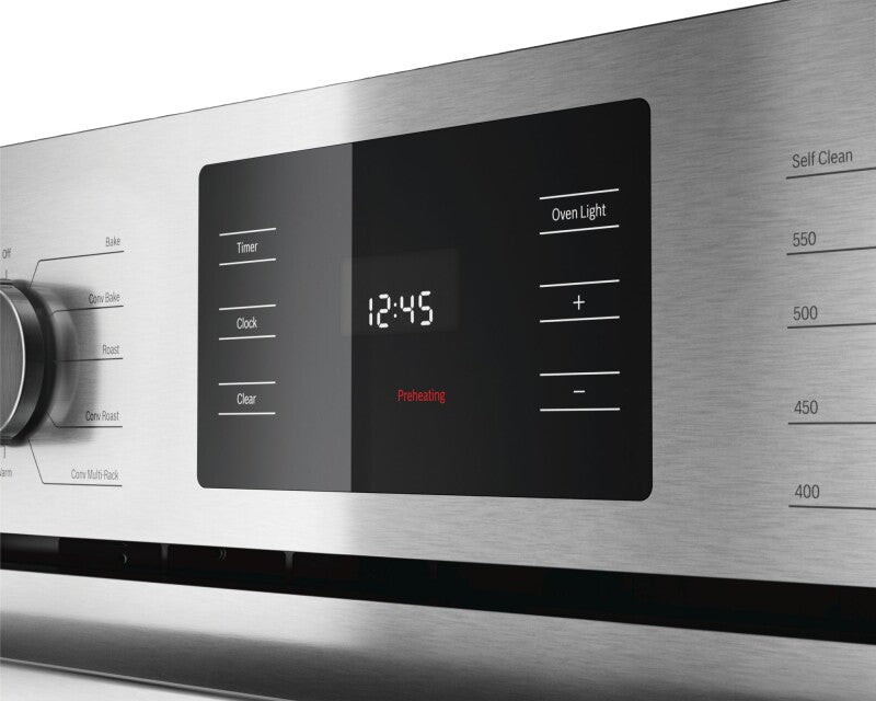 Bosch  500 Series Single Wall Oven 30'' - Stainless Steel (HBL5451UC)