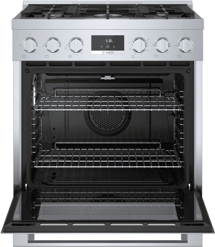 BOSCH  800 Series Gas Freestanding Range 30'' - Stainless Steel (HGS8055UC)