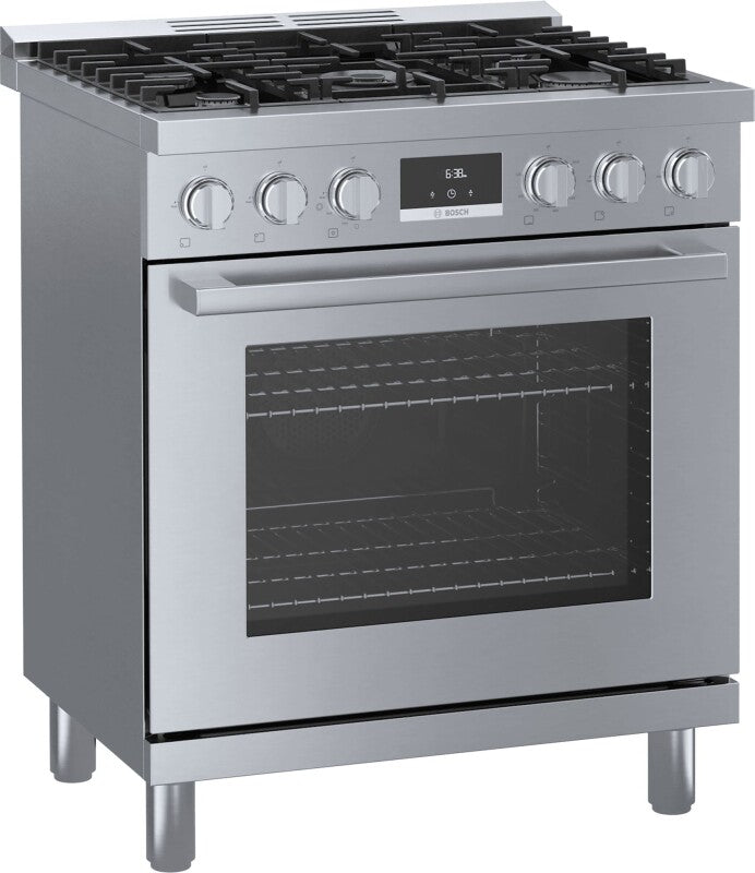 BOSCH  800 Series Gas Freestanding Range 30'' - Stainless Steel (HGS8055UC)
