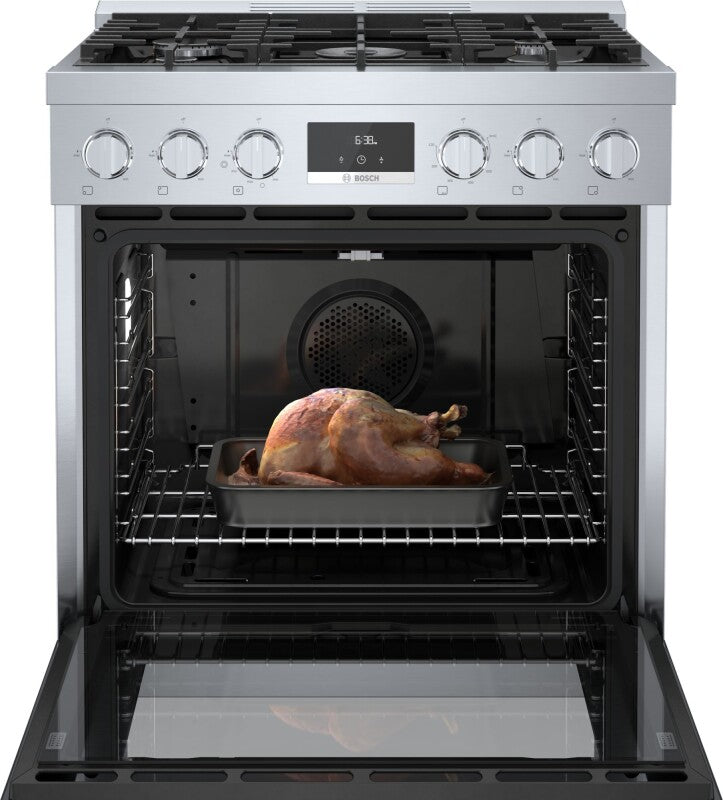 BOSCH  800 Series Gas Freestanding Range 30'' - Stainless Steel (HGS8055UC)
