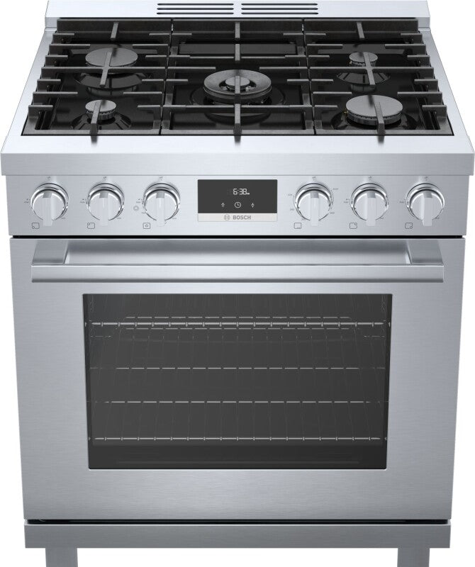 BOSCH  800 Series Gas Freestanding Range 30'' - Stainless Steel (HGS8055UC)