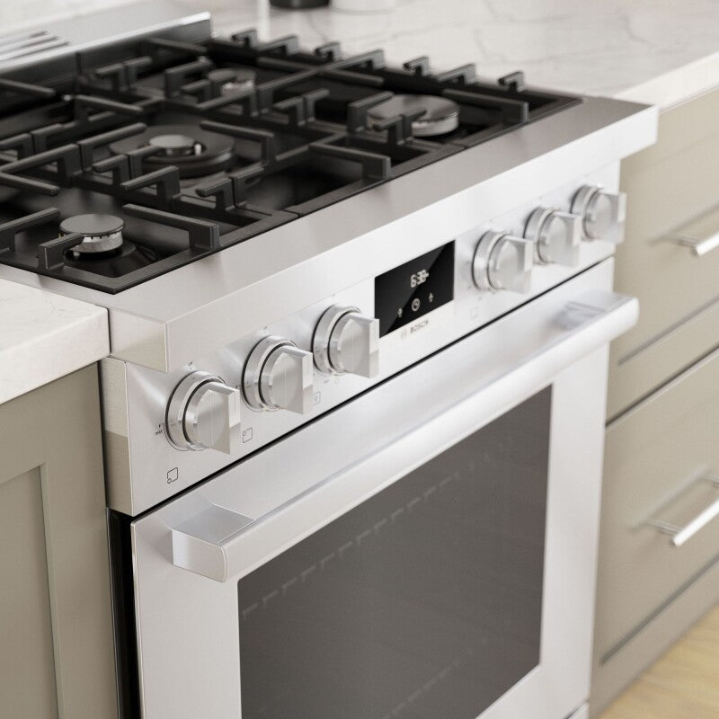 BOSCH  800 Series Gas Freestanding Range 30'' - Stainless Steel (HGS8055UC)
