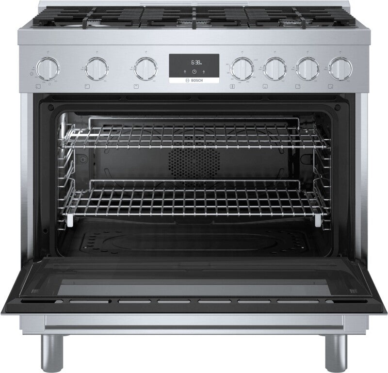 BOSCH  800 Series Gas Freestanding Range 36'' - Stainless Steel (HGS8655UC)