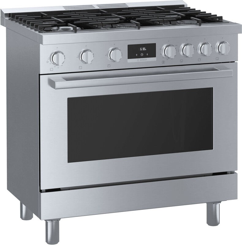 BOSCH  800 Series Gas Freestanding Range 36'' - Stainless Steel (HGS8655UC)