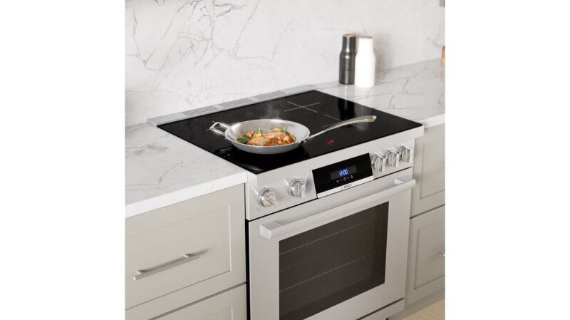 Bosch  800 Series Induction freestanding range - Stainless Steel (HIS8055U)