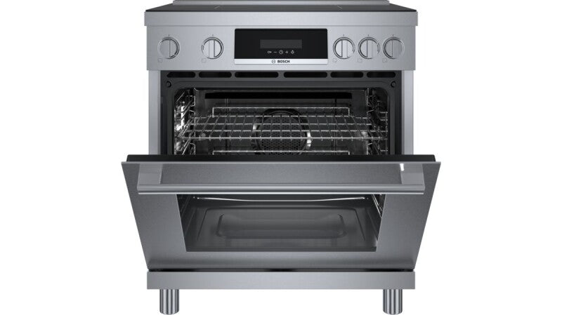 Bosch  800 Series Induction freestanding range - Stainless Steel (HIS8055U)
