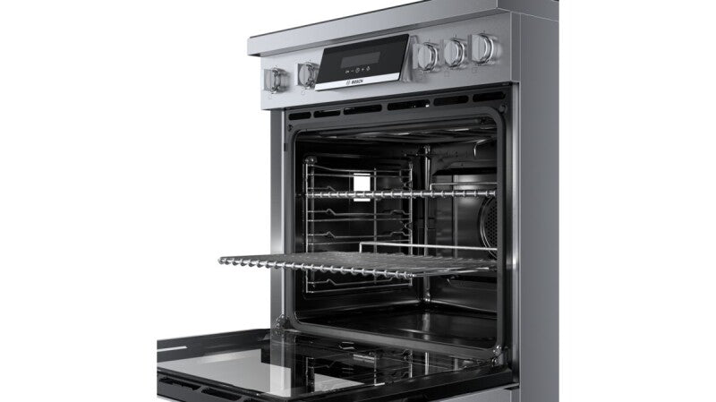 Bosch  800 Series Induction freestanding range - Stainless Steel (HIS8055U)