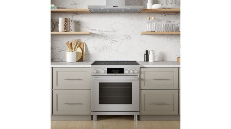 Bosch  800 Series Induction freestanding range - Stainless Steel (HIS8055U)