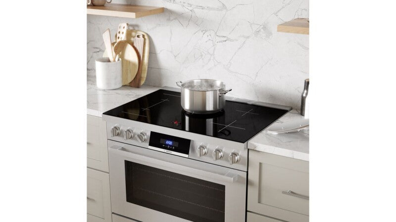 BOSCH  800 Series Induction freestanding range 36'' - Stainless Steel (HIS8655U)