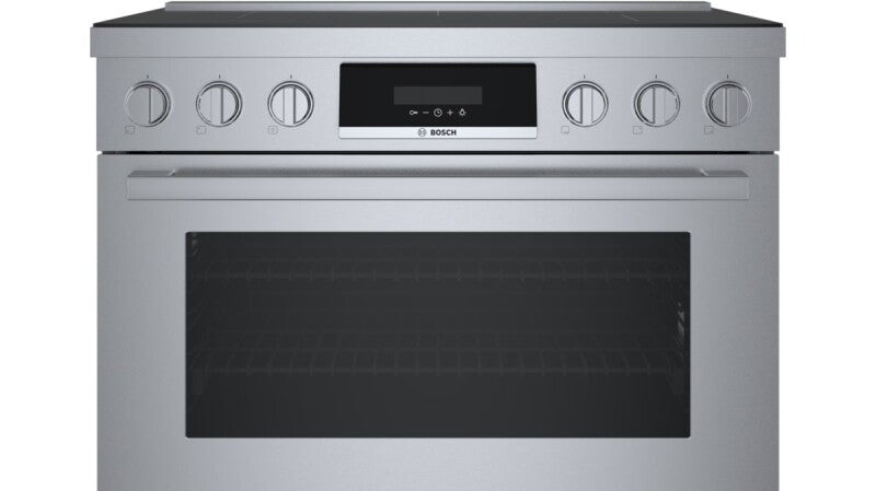 BOSCH  800 Series Induction freestanding range 36'' - Stainless Steel (HIS8655U)