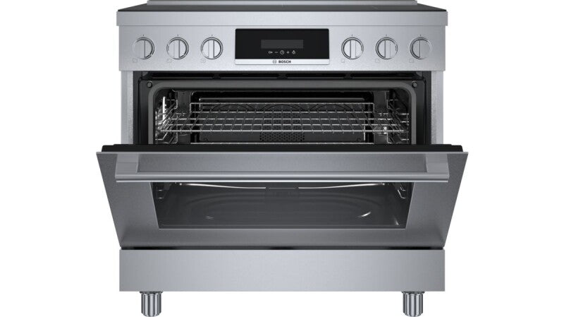 BOSCH  800 Series Induction freestanding range 36'' - Stainless Steel (HIS8655U)