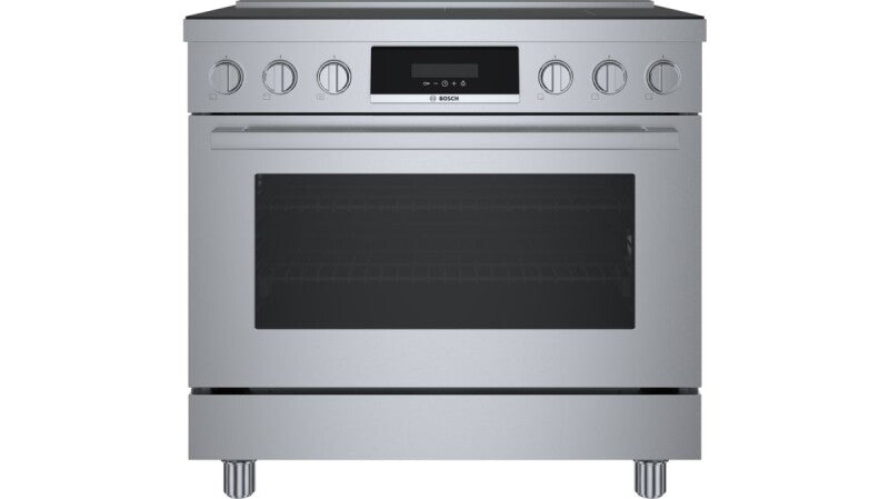 BOSCH  800 Series Induction freestanding range 36'' - Stainless Steel (HIS8655U)
