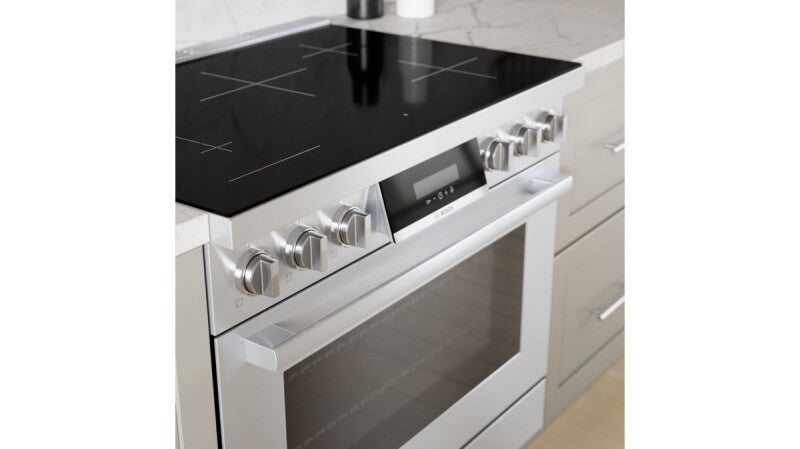 BOSCH  800 Series Induction freestanding range 36'' - Stainless Steel (HIS8655U)