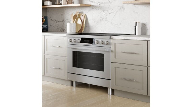 BOSCH  800 Series Induction freestanding range 36'' - Stainless Steel (HIS8655U)