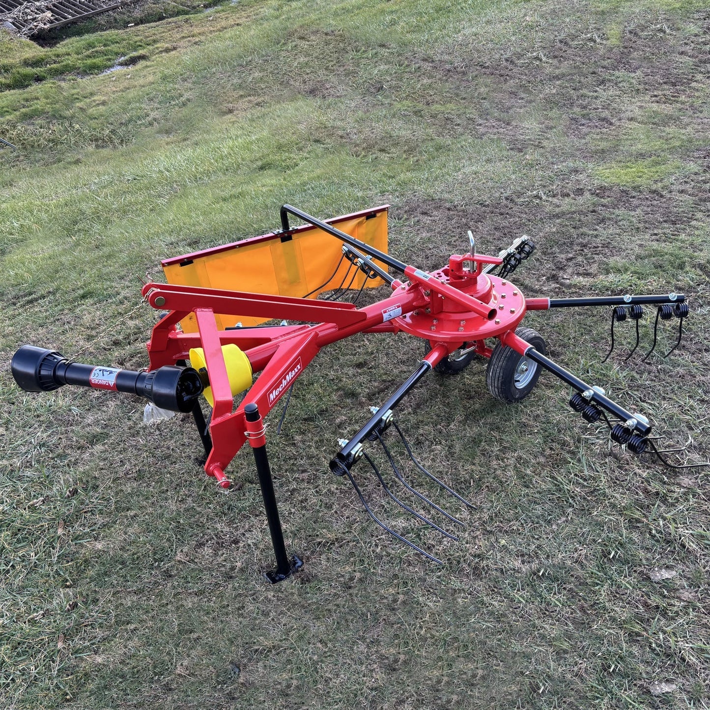 MechMaxx HB3120, HT100, DM6 Hay Equipment Bundle Hay Baler Hay Rake Tedder Disc Mower New