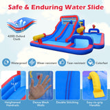 Costway Inflatable Water Slide Park Bounce House Double Slides 750W Blower 46772141 New