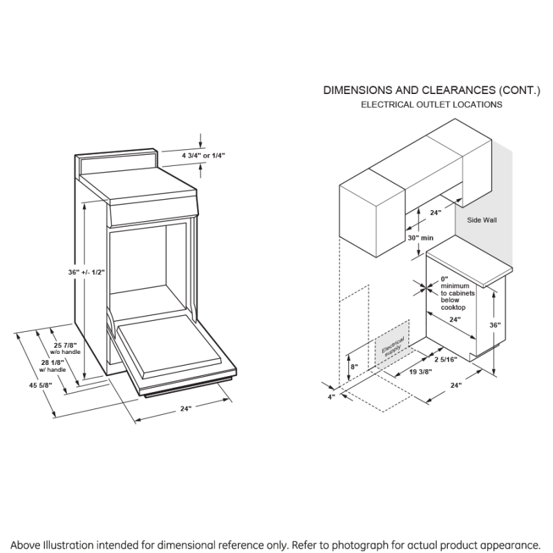GE  24" Free-Standing/Slide-in Front Control Range with Steam Clean and Large Window - Stainless Steel (JAS640RMSS)
