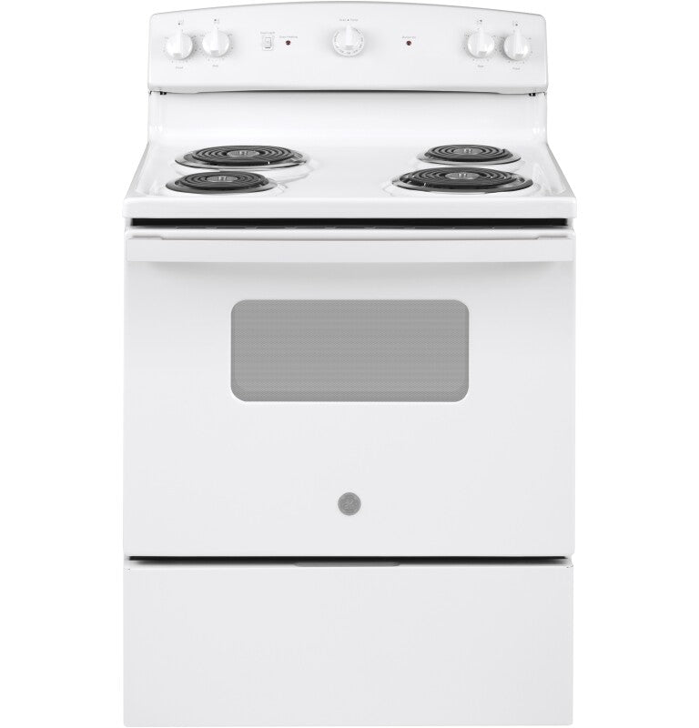 GE  30" Free-Standing Electric Range - White (JBS160DMWW)
