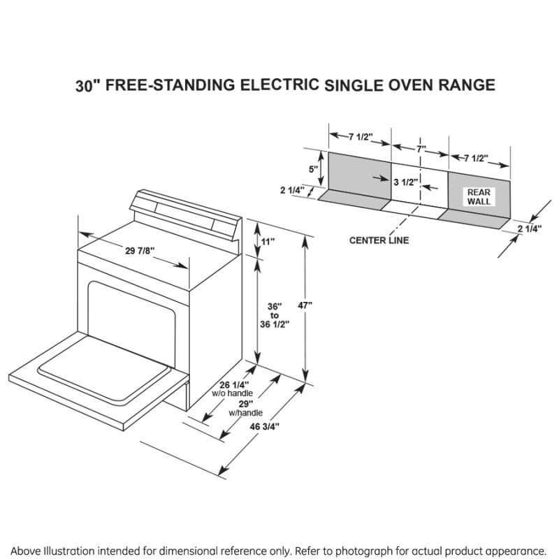 GE  30" Free-Standing Electric Range - Black (JBS360DMBB)