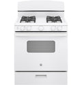 GE  30" Free-Standing Front Control Gas Range - White (JGBS10DEMWW)