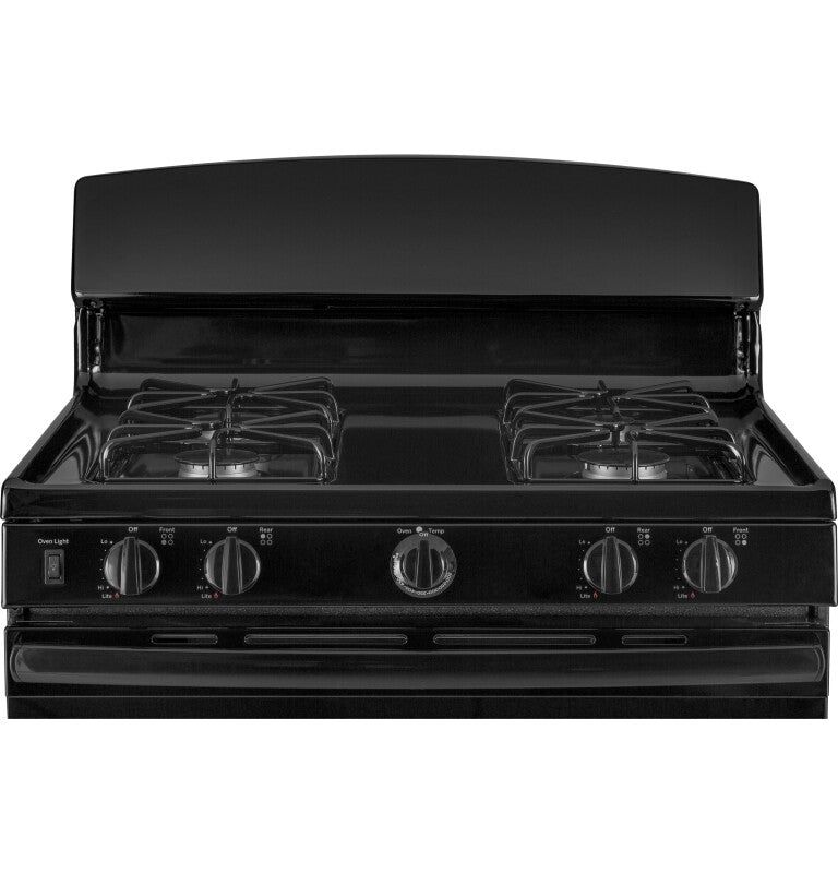 GE  30" Free-Standing Gas Range - Black (JGBS30DEKBB)