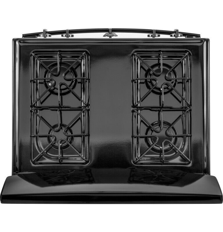 GE  30" Free-Standing Gas Range - Black (JGBS30DEKBB)