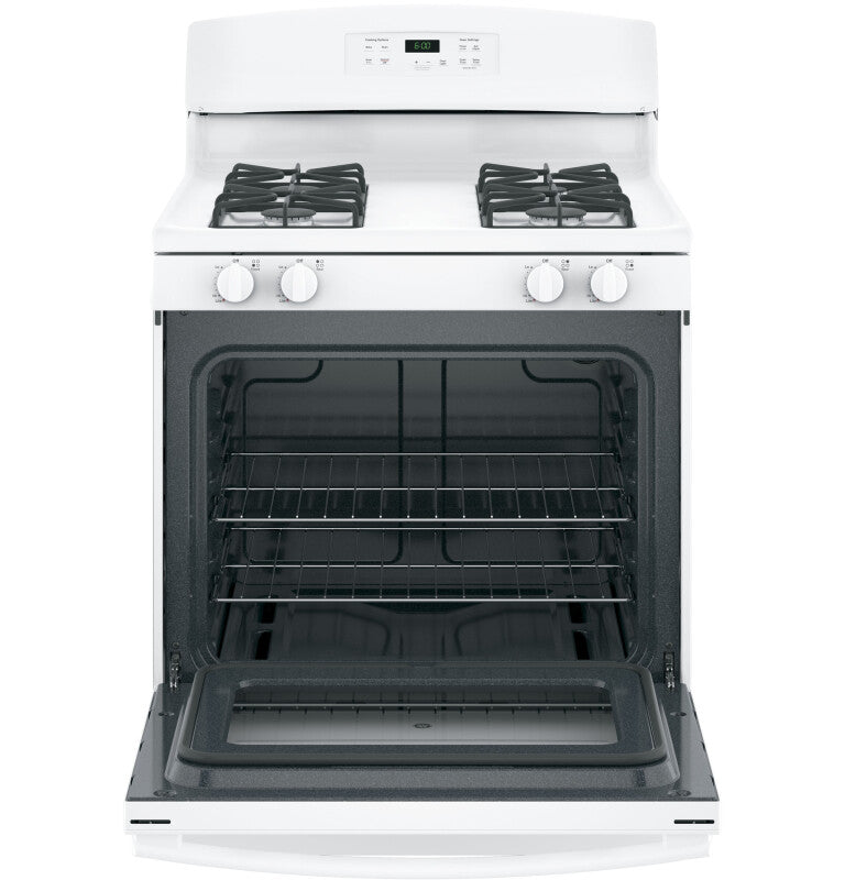 GE  30" Free-Standing Gas Range - White (JGBS60DEKWW)