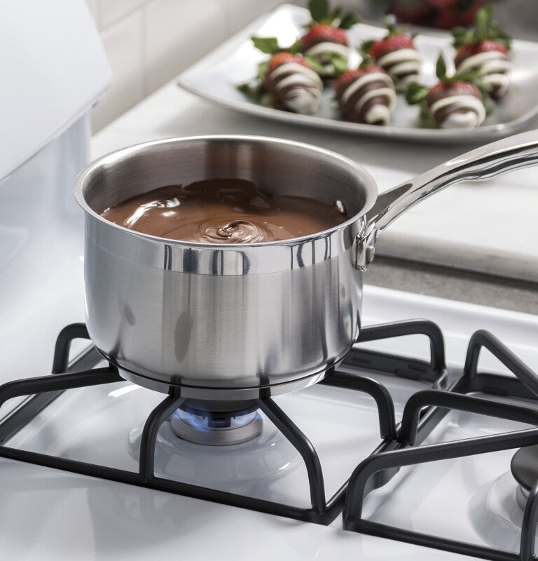 GE  30" Free-Standing Gas Range - White (JGBS60DEKWW)