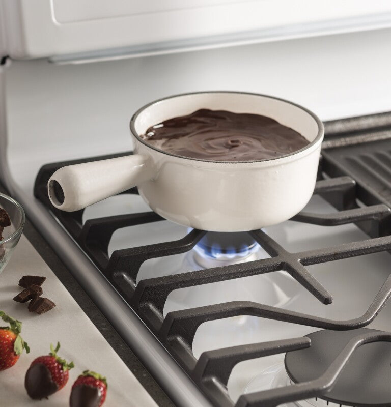 GE  30" Free-Standing Gas Range - White (JGBS66DEKWW)