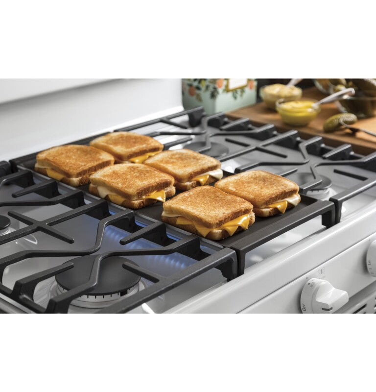 GE  30" Free-Standing Gas Range - White (JGBS66DEKWW)
