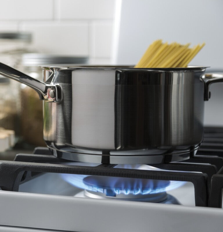 GE  30" Free-Standing Gas Range - White (JGBS66DEKWW)