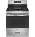 GE  30" Free-Standing Gas Range - Stainless Steel/Black (JGBS66REKSS)