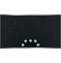 GE  36" Built-In Knob Control Electric Cooktop - Stainless Steel (JP3036SLSS)