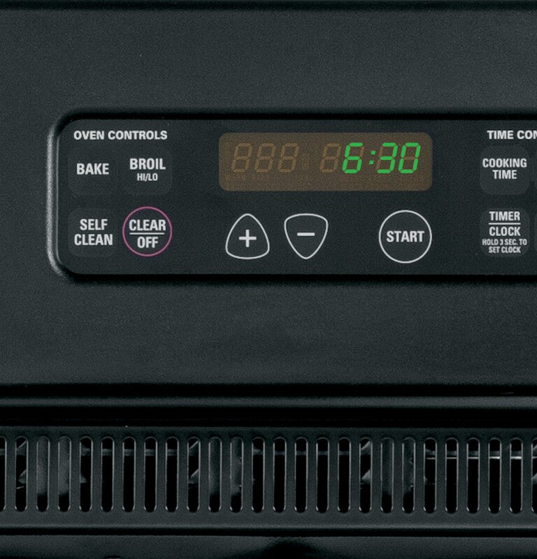 GE  24" Electric Single Self-Cleaning Wall Oven - Black on Black (JRP20BJBB)