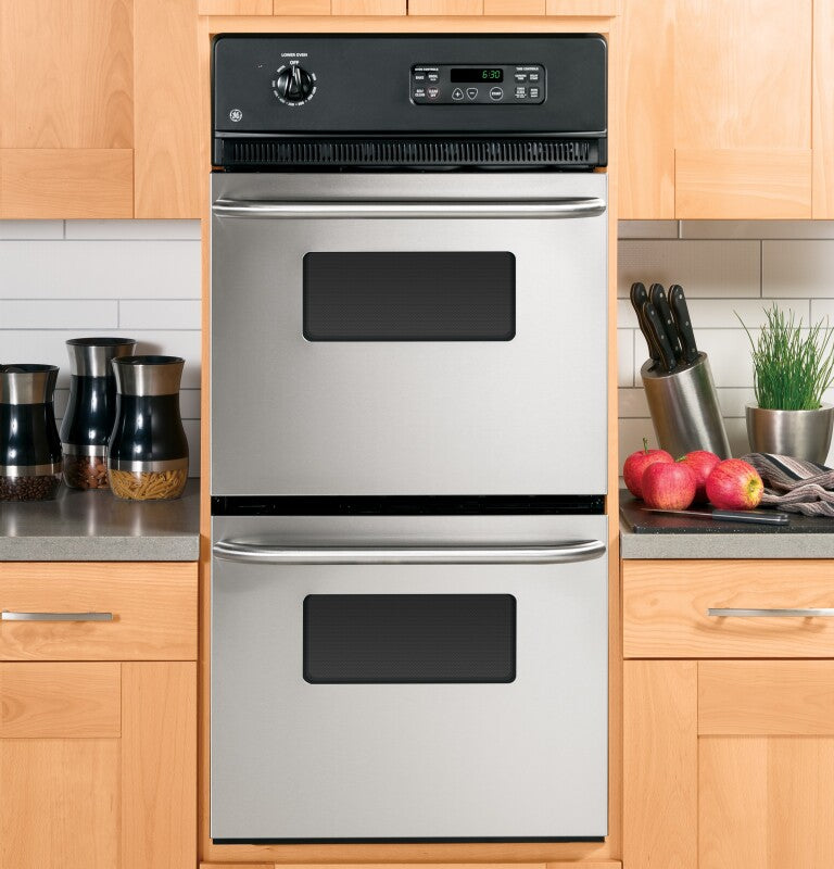GE  24" Double Wall Oven - Stainless Steel (JRP28SKSS)