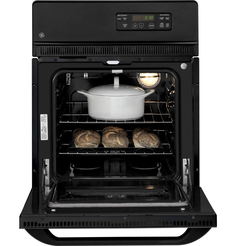 GE  24" Electric Single Standard Clean Wall Oven - Stainless Steel (JRS06SKSS)