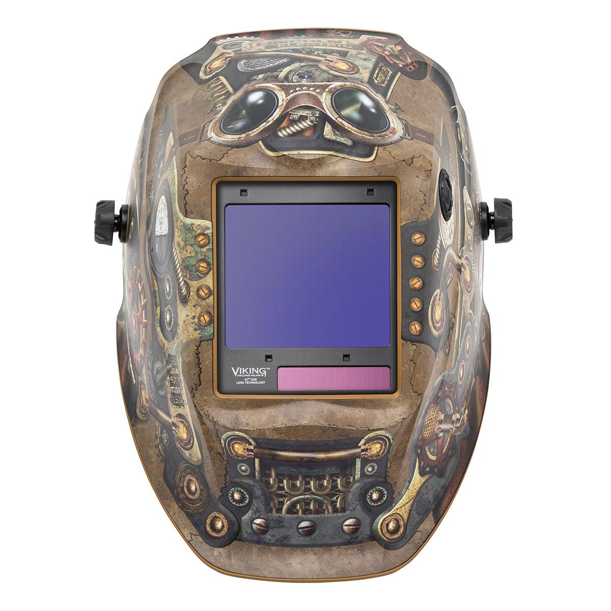Lincoln Viking 3350 4C Steampunk 4th Gen Welding Helmet - K3428-4
